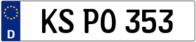 Truck License Plate
